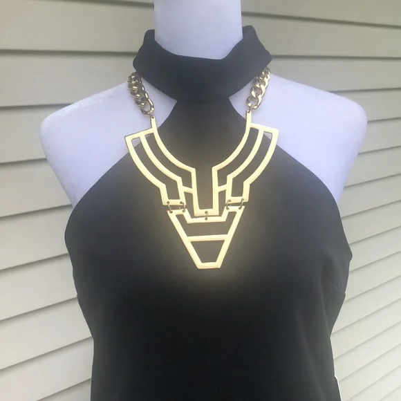 Black Halter Mini by Express - Picture 2 of 16